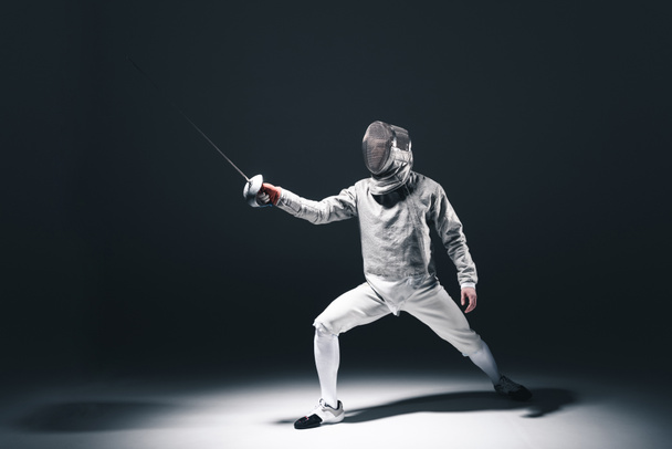 Professional fencer with rapier - Photo, Image