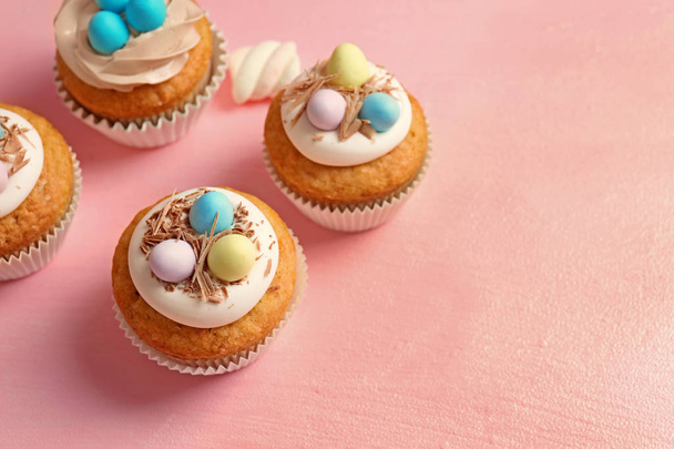 Tasty Easter cupcakes - Photo, Image