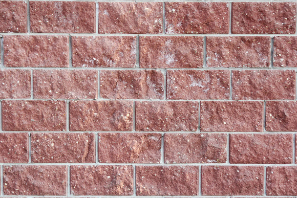 Wall made of decorative bricks. Artificial stone, background. - Zdjęcie, obraz