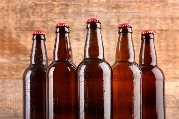 Bottles of alcohol beer  - Фото, изображение