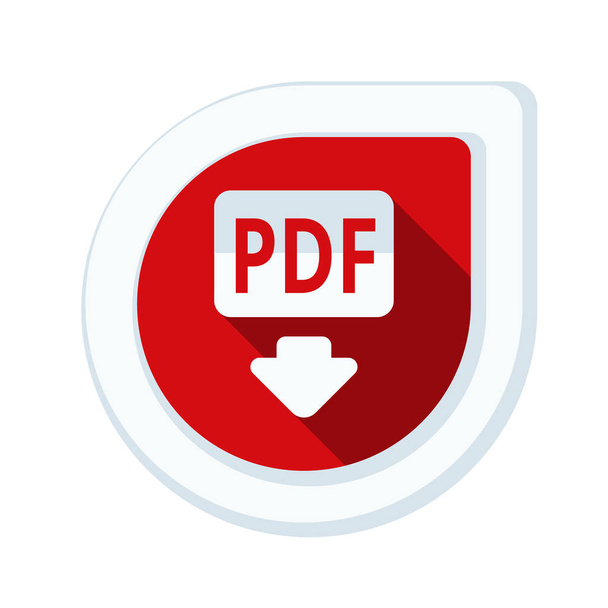 PDF-dokumentin kuvake
 - Vektori, kuva
