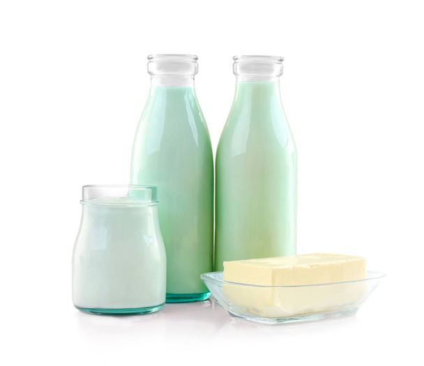 Fresh dairy products  - Фото, зображення