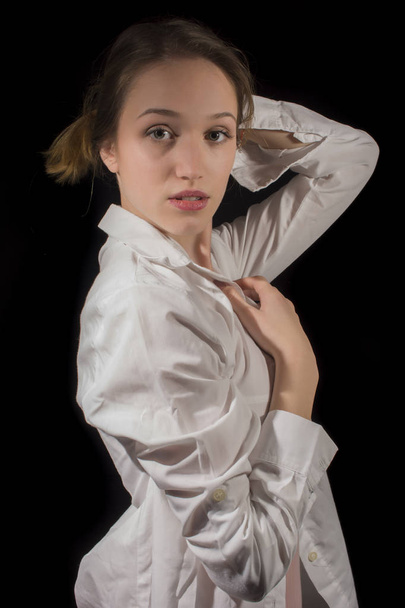 Girl with shirt - Photo, Image