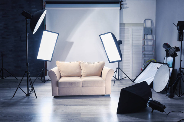 Photo studio with modern interior  - Photo, Image