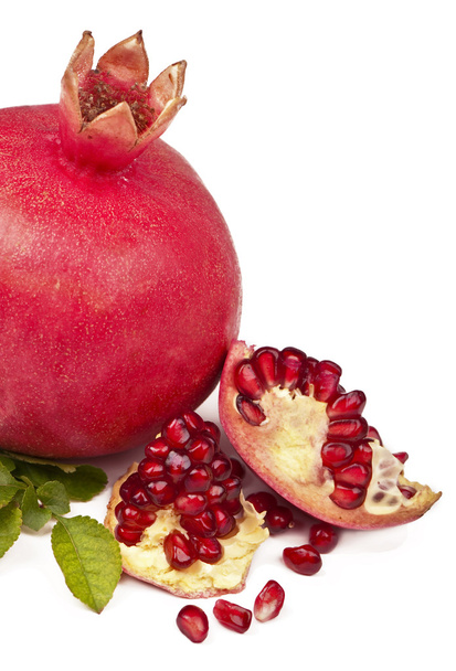 Pomegranate on a white background - Photo, Image