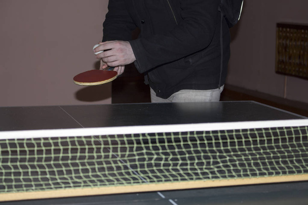 evde masa tenisi - Fotoğraf, Görsel