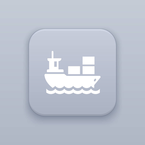 Icono de crucero, Icono de barco
 - Vector, imagen