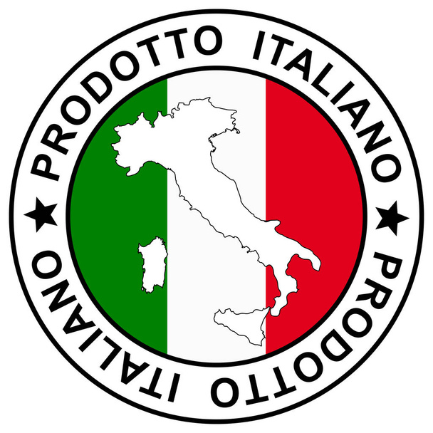 Stamp Prodotto Italiano - Vektor, kép