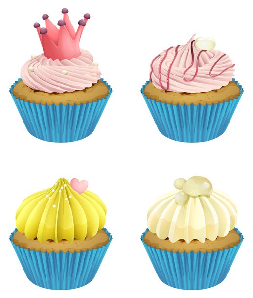 Cupcakes - Vetor, Imagem