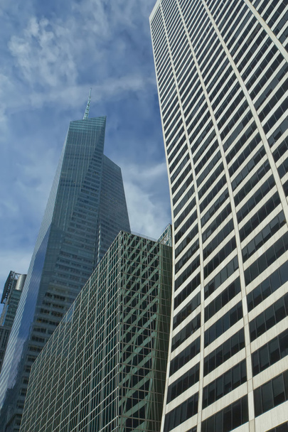 Modern skyscrapers in New York City. - Фото, изображение