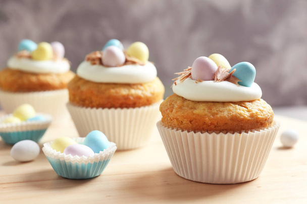 Decorated Easter cupcakes  - Photo, image