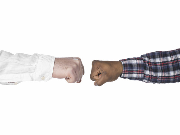 Two hands making fist bump - Photo, Image