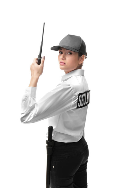 Female security guard   - Fotoğraf, Görsel