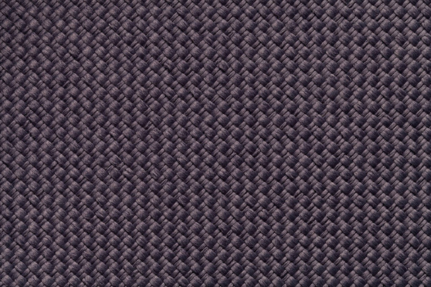 Barna textil háttér kockás mintával, közelkép. Szerkezete a szövet makró. - Fotó, kép