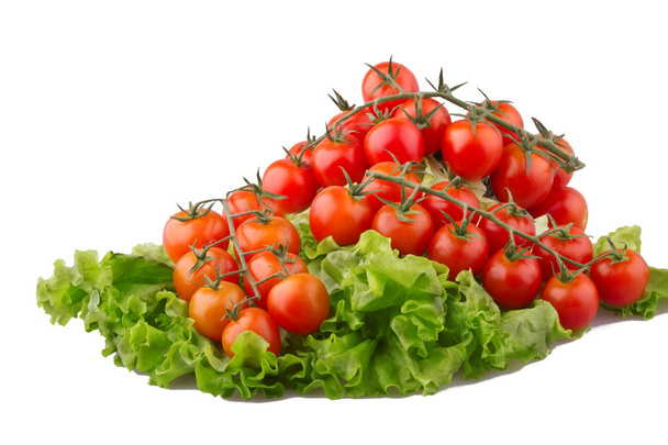 Tomatoes and lettuce - Photo, Image