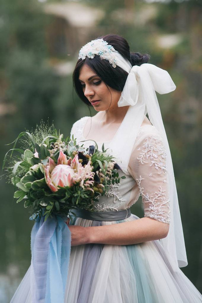 Young beautiful bride  - Фото, зображення
