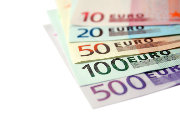 Isolated euros - Foto, Imagem