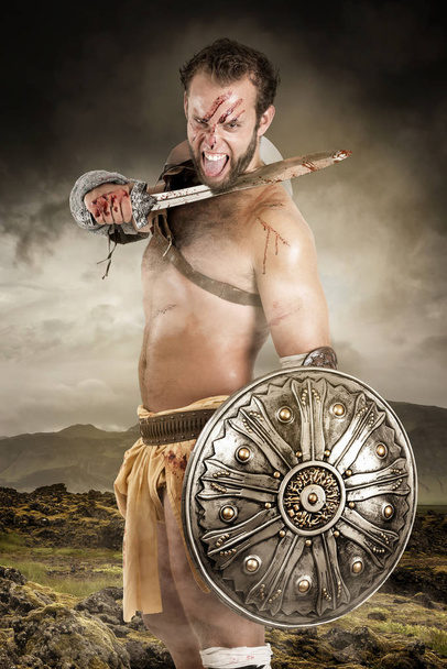 Gladiator/Barbarian warrior - Photo, Image