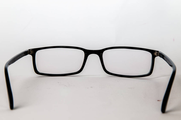 Brýle bílá pozadí bílá - Fotografie, Obrázek