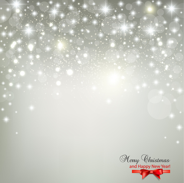 Elegant Christmas background with snowflakes and place for text. - Vector, Image