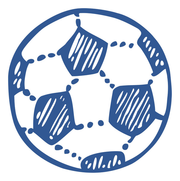 icono de pelota de fútbol - Vector, Imagen