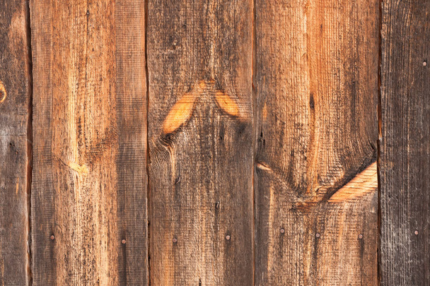 Natural Old Obsolete Wooden Wall Board Background Texture. - Foto, immagini