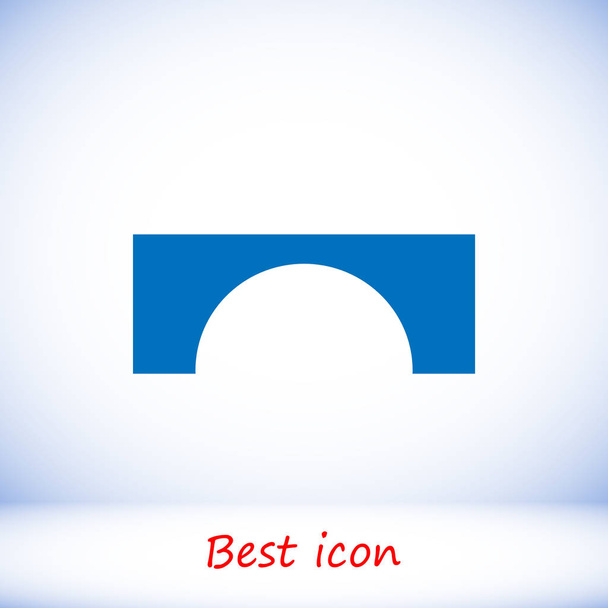 bridge flat icon - Вектор,изображение