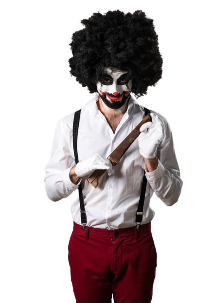 Killer clown with knife - Zdjęcie, obraz