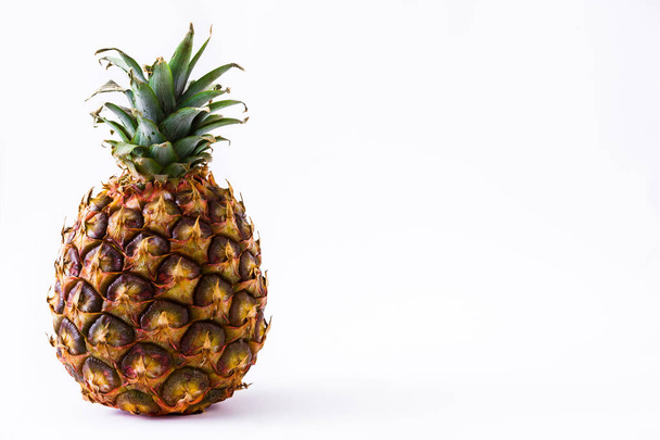 Pineapple isolated on white background. Copyspace. - Foto, afbeelding