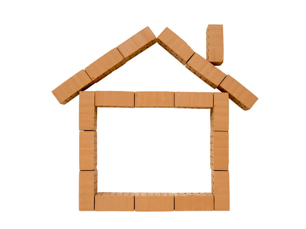 Maison mini brique avec cheminée
 - Photo, image