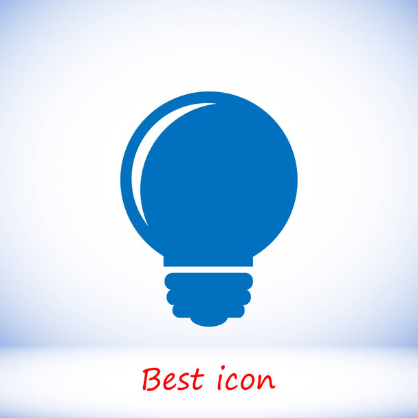 Light bulb  icon - Вектор,изображение