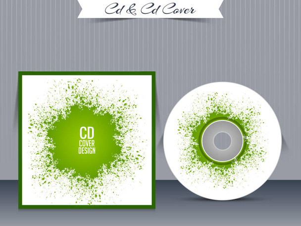 CD or DVD case design templates - Vector, afbeelding