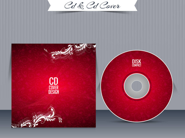 CD vagy Dvd eset design sablonok - Vektor, kép