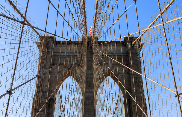Γέφυρα Μπρούκλιν, Νέα Υόρκη - Φωτογραφία, εικόνα