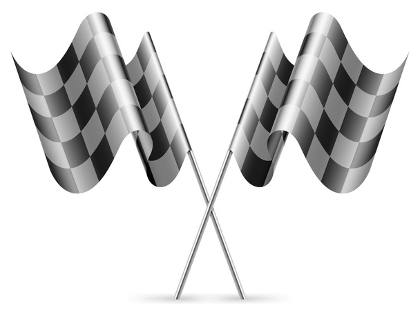 Checkered flags. - Vektor, kép