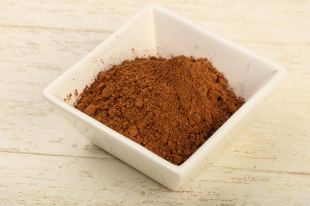 Какао-порошок в миске
 - Фото, изображение