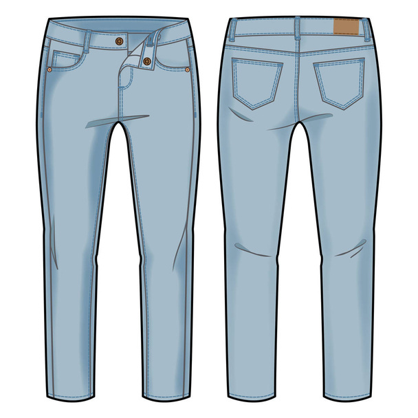 Pantalones azules claros
 - Foto, Imagen