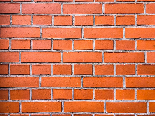 Tło Wall.Brick ściany z czerwonej cegły. - Zdjęcie, obraz
