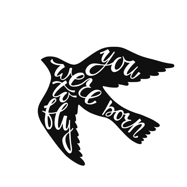 You were born to fly. - Vector, Image