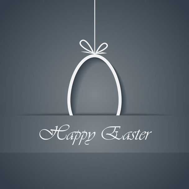 Happy Easter modern and elegant background. - Wektor, obraz