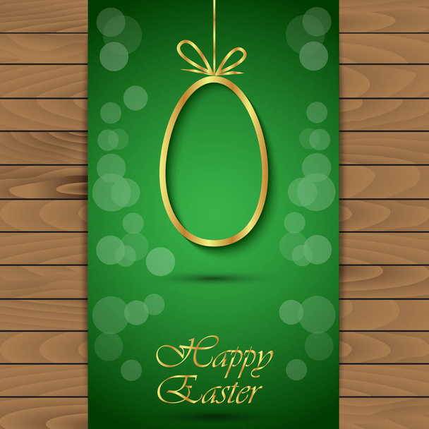 Happy Easter modern and elegant background. - Vector, Image