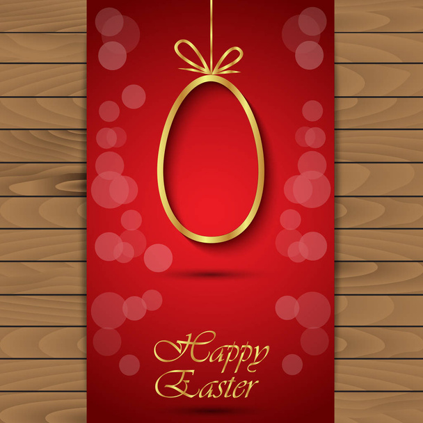 Happy Easter modern and elegant background. - Vector, imagen