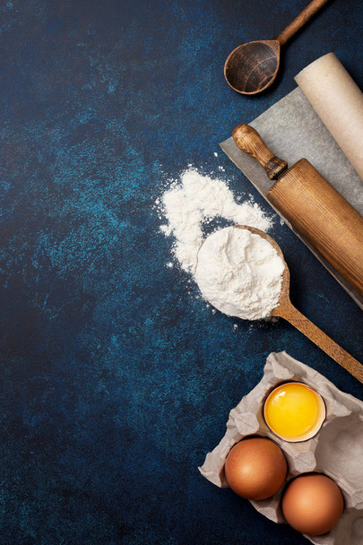 Ingredients and utensils for baking - Zdjęcie, obraz