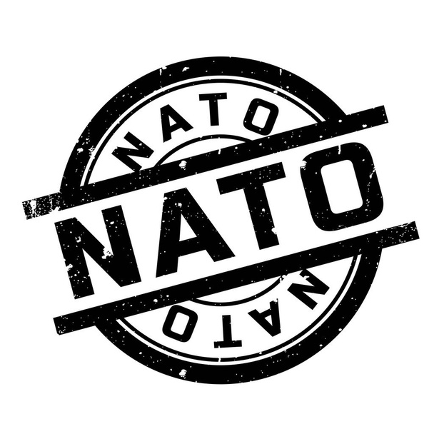 A NATO gumibélyegző - Vektor, kép