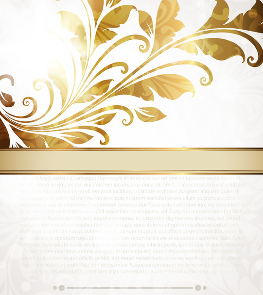 Векторный винтажный цветочный фон для ретро-дизайна
 - Вектор,изображение