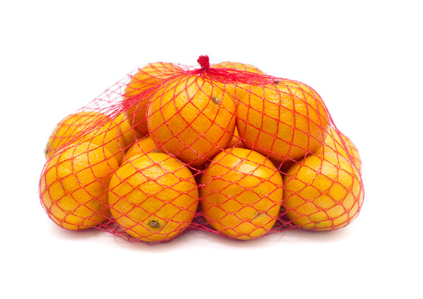 Tangerines in a grid - Zdjęcie, obraz