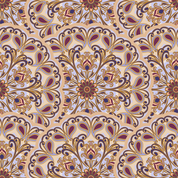 Vector seamless pattern of mandalas.  - Vector, Image