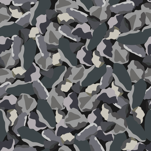 Varrat nélküli mintát zúzott kő - Vektor, kép