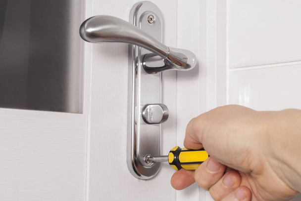 repair door lock - Photo, Image