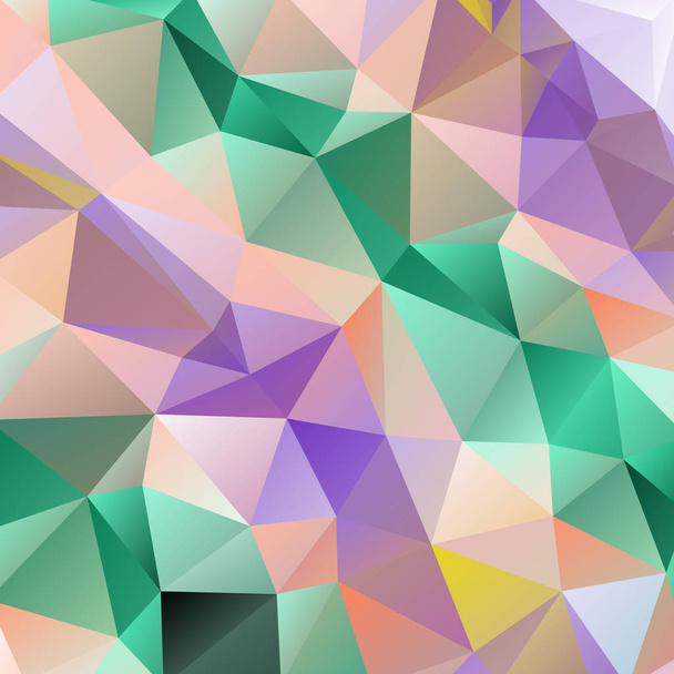 Background with abstract pattern made of colorful geometric shap - Vector, Imagen